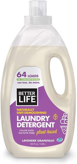 (image for) Better Life Natural Laundry Detergent Lavender Grapefruit 64oz