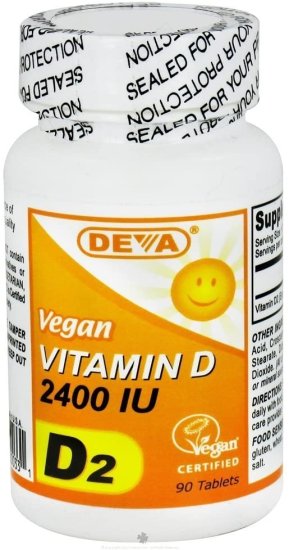 (image for) Deva Vegan Vitamin D 2400Iu 90 Count