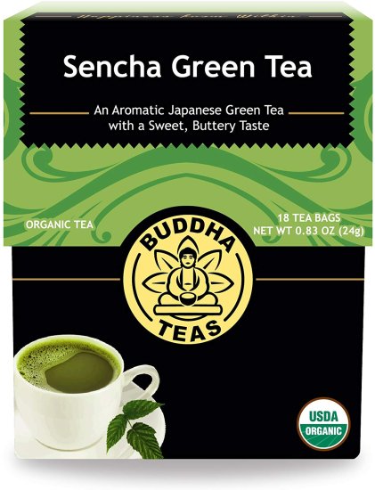 (image for) Buddha Teas Organic Sencha Green Tea 18 bags