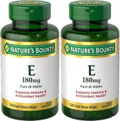 Nature's Bounty Vitamin E 180mg 120 Count