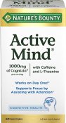 Nature's Bounty Active Mind Coated Caplets 60 Count 60 Count