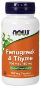 Fenugreek & Thyme 350 mg / 150 mg - 100 Capsules