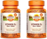 Sundown Naturals D3 2000 IU Softgels 150 Count