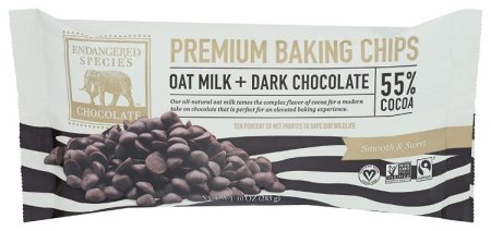 (image for) Endangered Species Oat Milk & Dark Chocolate Baking Chips 10 oz