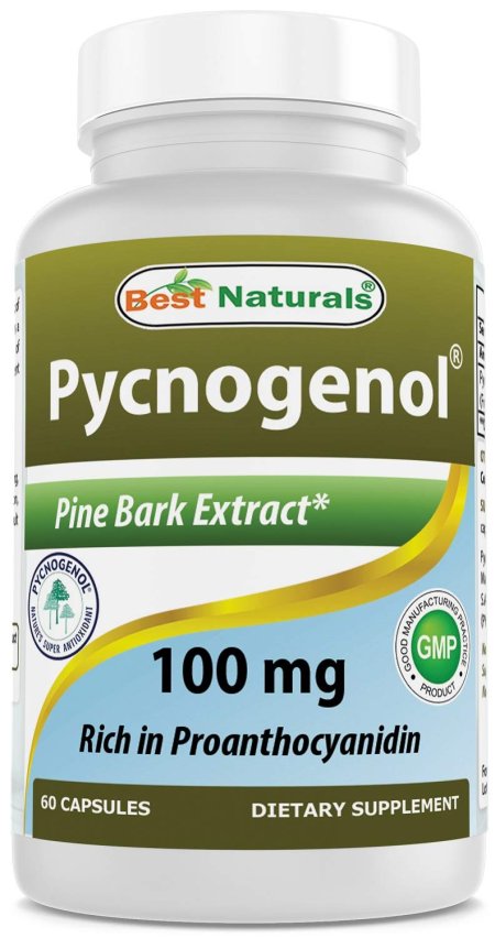 (image for) Best Naturals Pycnogenol 100 mg 60 Capsules