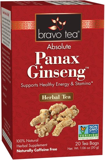 (image for) Bravo Teas & Herbs Absolute Panax Ginseng 20 ct