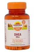 Sundown Naturals DHEA 50 mg Tablets 60 Count