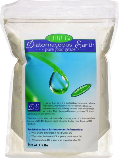 (image for) Pure Food Grade Diatomaceous Earth 1.5 lb Powder