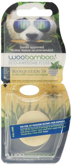 (image for) Woobamboo Biodegradable Mint Floss 37.5mtrs