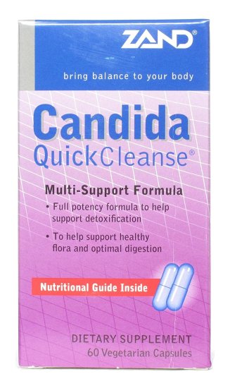 (image for) Zand Candida QuickCleanse 60 Capsules