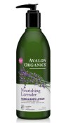 Avalon Organics Nourishing Lavender Hand & Body Lotion 12 oz