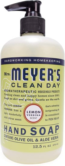 (image for) Mrs. Meyer\'s Clean Day Liquid Hand Soap Lemon Verbena 12.5 oz