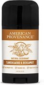 American Provenance All Natural Deodorant Sandalwood & Bergamot 2.65 oz