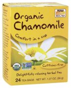 Now Foods Chamomile Tea Bags Organic 24 Bags