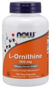 L-Ornithine 500 mg - 120 Veg Capsules