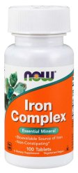 Now Foods Iron Complex 100 Tabs