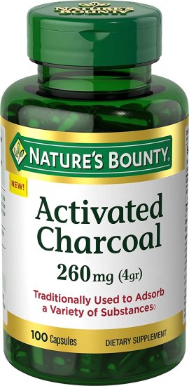 (image for) Nature\'s Bounty Charcoal (Activated) 100 Count