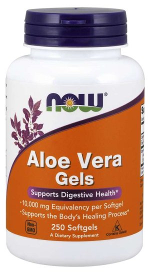 (image for) Now Foods Aloe Vera 10,000 Gels 250 Sgels