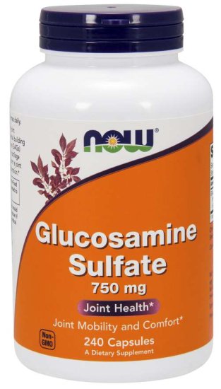 (image for) Glucosamine Sulfate 750 mg - 240 Capsules