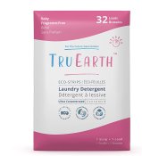 Tru Earth Eco-Strips Laundry Detergent Fragrance Free Baby 32 Count