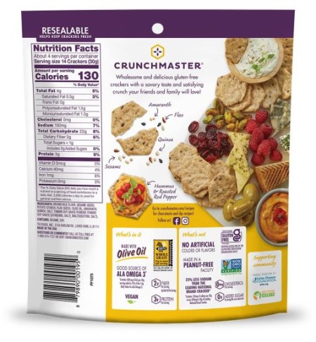 (image for) CrunchMaster Multi-Seed Crackers Original 4 oz