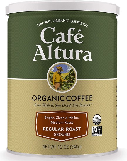 (image for) Cafe Altura Organic Coffee Regular Roast 12 oz