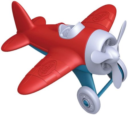 (image for) Green Toys Airplane BPA Free Red