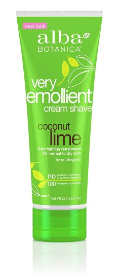 (image for) Alba Botanica Very Emollient Coconut Lime Shave Cream 8 oz