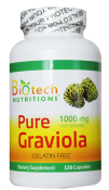 Biotech Nutritions Pure Graviola 1000 mg Servings 120 Capsules