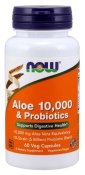 Aloe 10,000 & Probiotics - 60 Veg Capsules