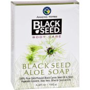 Amazing Herbs Black Seed Bar Soap Aloe 4.25 oz