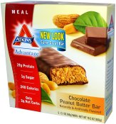 Advantage Bar Chocolate Peanut Butter - 5 Bars