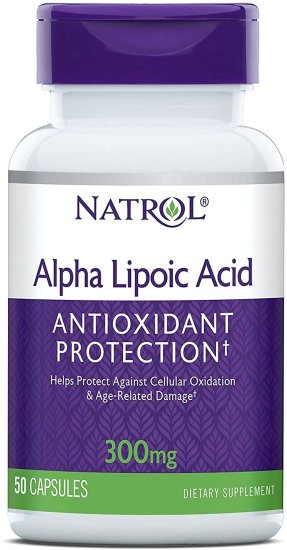 (image for) Natrol Alpha Lipoic Acid 300mg 50 Caps