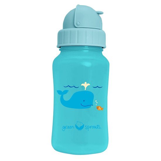 (image for) Green Sprouts Straw Bottle Aqua