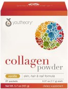 Youtheory Collagen Powder Vanilla 21 Count