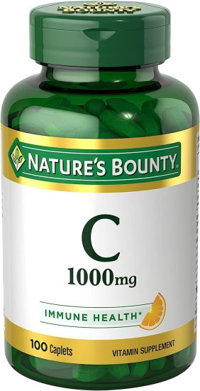 (image for) Nature\'s Bounty Vitamin C 1000 mg Pure Vitamin C Caplets 100 Count