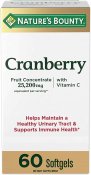 Nature's Bounty Cranberry w/ Vitamins C Triple Strength 60 Count