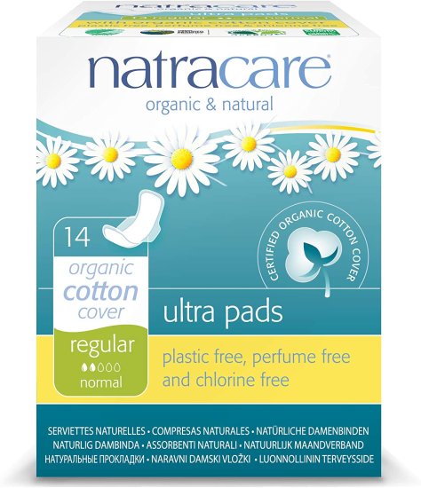 (image for) Natracare Natural Ultra Pads with Wings Regular 14 Ct