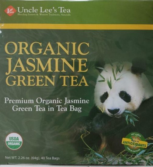 (image for) Uncle Lee\'s Organic Jasmine Green Tea 40 Bags