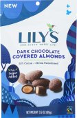 (image for) Lily's Sweets Dark Chocolate Covered Almonds 3.5 oz