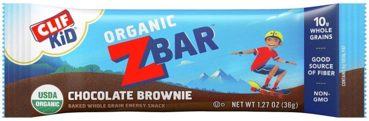 (image for) Clif Bar Organic ZBar Chocolate Brownie 1.27 oz