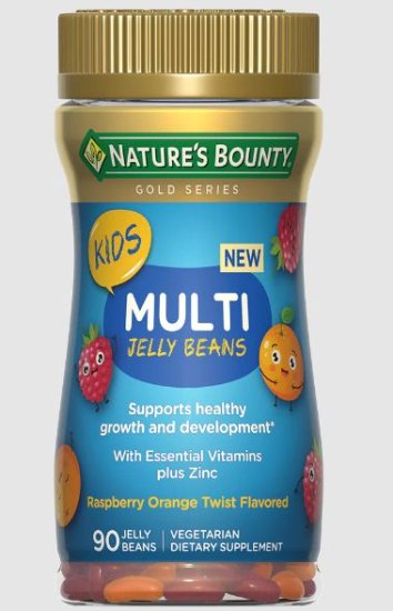 (image for) Nature\'s Bounty Kid\'s Multi Jelly Beans 90 Count