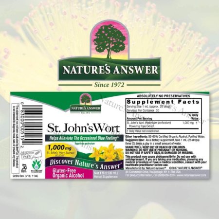 (image for) Nature's Answer St. John's Wort 1 oz