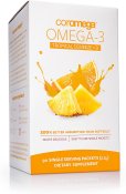 Coromega Omega-3 Tropical Orange Squeeze Packets 90 Packets