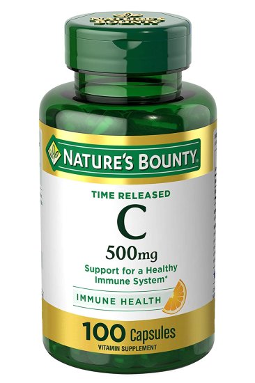 (image for) Nature\'s Bounty Vitamin C 500 mg.Time Release Capsules 100 Count