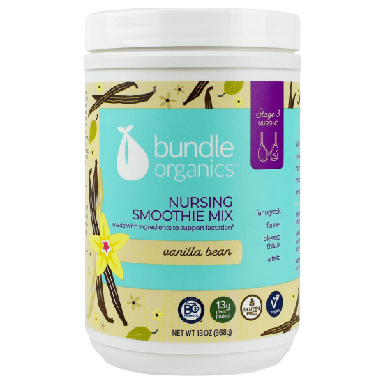 (image for) Bundle Organics Nursing Smoothie Mix Vanilla Bean 13 oz