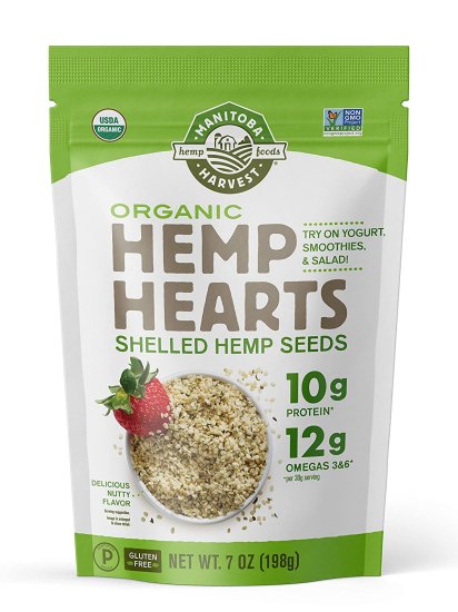 (image for) Manitoba Harvest Organic Shelled Hemp Seeds 7 oz