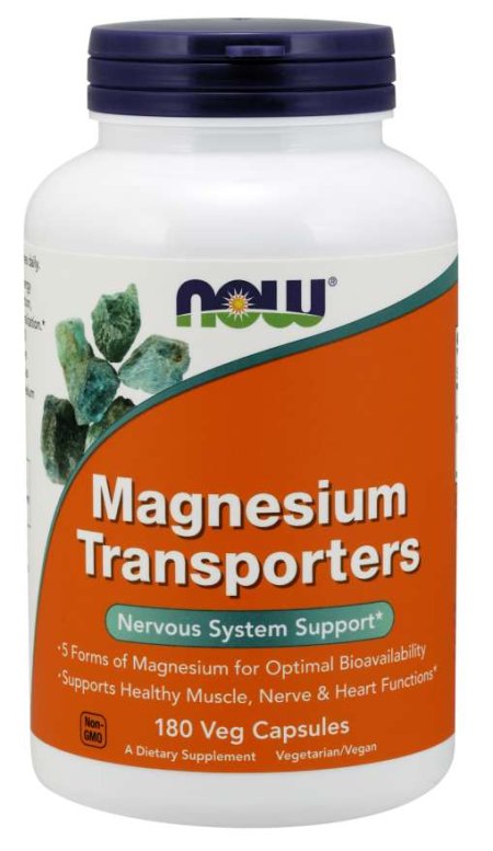 (image for) Now Foods Magnesium Transporters 180 Vcaps