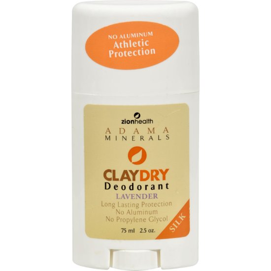 (image for) Zion Health Clay Dry Deodorant Lavender 2.5oz