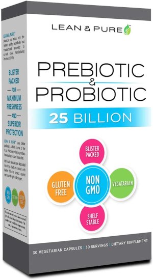 (image for) Lean & Pure Prebiotic & Probiotic 30 V Caps